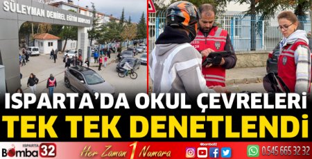 Isparta'da okullar tek tek denetlendi