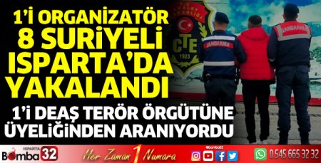 Isparta'da operasyonla yakalandılar