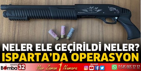 Isparta'da operasyonlar