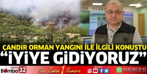 Isparta'da orman yangını ile ilgili konuştu