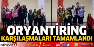 Isparta'da Oryantiring karşılaşmaları tamamlandı