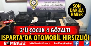 ISPARTA'DA OTO HIRSIZLIĞI