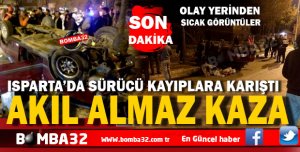 ISPARTA'DA OTOMOBİL BAYANA ÇARPTI  VE...