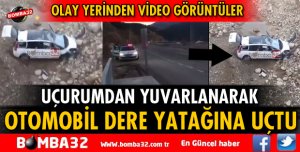 ISPARTA'DA OTOMOBİL UÇURUMA UÇTU