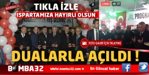 ISPARTA'DA  OTOPARK AÇILIŞI  HAYIRLI  OLSUN  