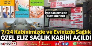 Isparta'da Özel Eliz Sağlık Kabini açıldı