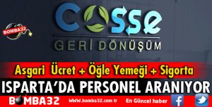 ISPARTA'DA PERSONEL ARANIYOR
