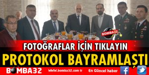 ISPARTA'DA PROTOKOL BAYRAMLAŞTI