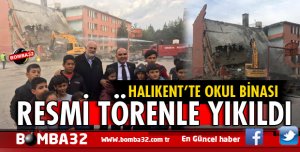 ISPARTA'DA RESMİ TÖRENLE YIKILDI