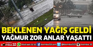 ISPARTA'DA SAĞANAK YAĞIŞ ZOR ANLAR YAŞATTI