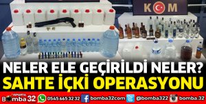 ISPARTA'DA SAHTE İÇKİ OPERASYONU