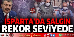 Isparta'da salgın rekor seviyede