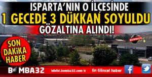 ISPARTA'DA SANAYİ HIRSIZI YAKALANDI