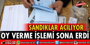 ISPARTA'DA SANDIKLAR AÇILIYOR