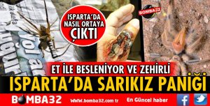 ISPARTA'DA SARIKIZ PANİĞİ!
