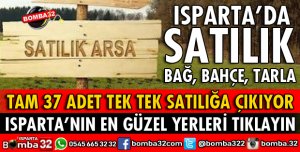ISPARTA'DA SATILIK GAYRIMENKULLER