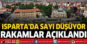 ISPARTA'DA SAYI DÜŞÜYOR: RAKAMLAR AÇIKLANDI