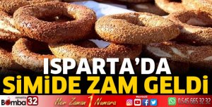 Isparta'da simide zam geldi