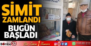 Isparta'da simit 3 lira oldu