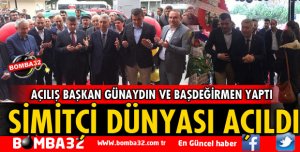 ISPARTA'DA SİMİTÇİ DÜNYASI AÇILDI