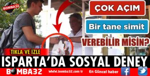 ISPARTA'DA SOSYAL DENEY YAPTILAR