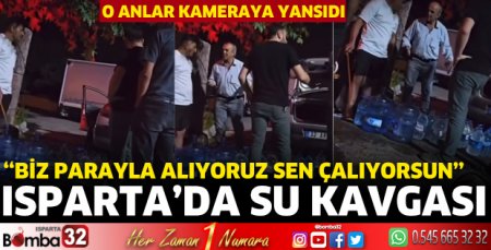 Isparta'da su tartışması  