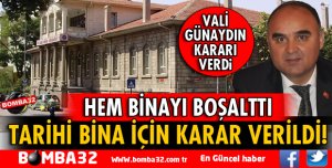 ISPARTA'DA TARİHİ BİNA KENT MÜZESİ OLACAK