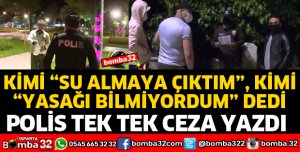 ISPARTA'DA TEK TEK CEZA KESTİLER