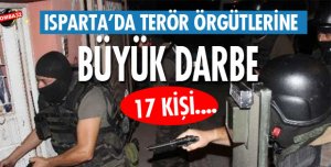 Isparta'da Terör Örgütlerine Darbe