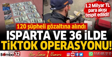 Isparta'da 'TikTok' operasyonu