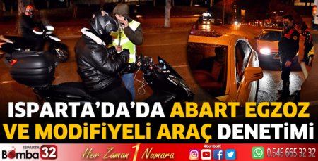 Isparta'da trafik denetimleri