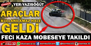 ISPARTA'DA TRAFİK KAZASI 2 ARAÇ BİRBİRİNE GİRDİ