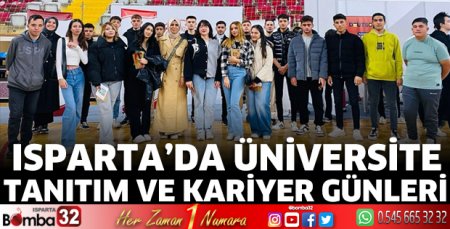 Isparta'da Üniversite Tanıtım ve Kariyer Günleri