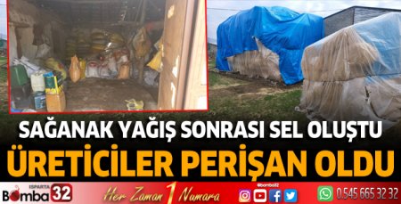 Isparta'da üreticiler perişan oldu