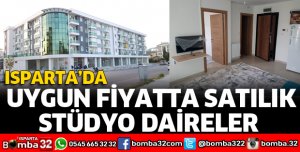 ISPARTA'DA UYGUN FİYATA SATILIK STÜDYO DAİRELER