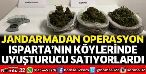 Isparta'da uyuşturucu operasyonları