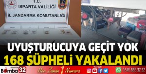 Isparta'da uyuşturucu operasyonları sürüyor
