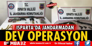 Isparta'da uyuşturucu operasyonu