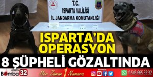 Isparta'da uyuşturucu operasyonu