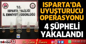 Isparta'da uyuşturucu operasyonu