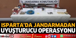 Isparta'da uyuşturucu operasyonu