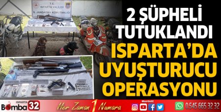Isparta'da uyuşturucu operasyonu