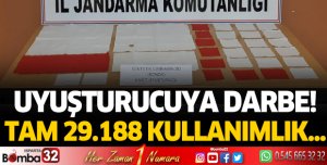 Isparta'da uyuşturucuya darbe 