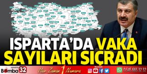 Isparta'da vaka sayıları sıçradı