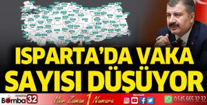 Isparta'da vaka sayısı düşüyor