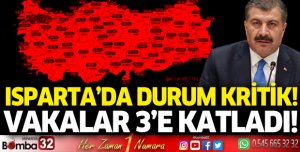 Isparta'da vakalar 3'e katlandı!