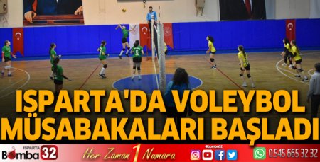 Isparta'da Voleybol Müsabakaları 