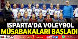 Isparta'da Voleybol Müsabakaları Başladı