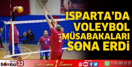 Isparta'da voleybol müsabakaları sona erdi