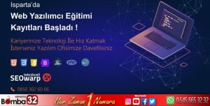 Isparta'da web yazılımcı eğitimi kayıtları başladı